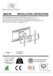 Mounting Dream MD2198 Instrucciones De Instalación