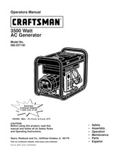 Craftsman 580.327130 Manual Del Operador