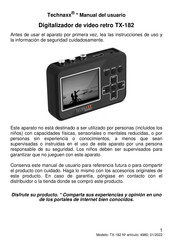 Technaxx TX-182 Manual Del Usuario