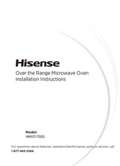 Hisense HMVZ173SS Instrucciones De Instalación