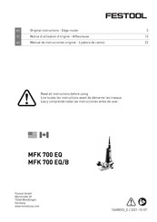 Festool MFK 700 EQ Manual De Instrucciones Original