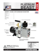 JB 12 CFM Manual De Instrucciones