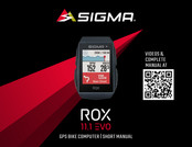 Sigma ROX 11.1 EVO Manual De Instrucciones