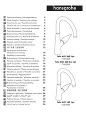 Hansgrohe Talis M51 260 Eco 1jet 72816 Serie Modo De Empleo/Instrucciones De Montaje