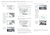 Cisco Webex Desk Guía De Referencia Rápida