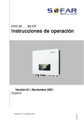 Sofar Solar HYD 3K-EP Instrucciones De Operación