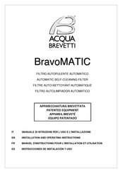 Acqua Brevetti BRAVOMATIC FT034 Instrucciones De Instalacion Y Uso