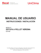 RECAL UniClima VERONA Manual De Usuario