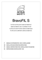 Acqua Brevetti BravoFIL S FT022S Instrucciones De Instalacion Y Uso