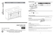 Allen + Roth LWSG60VBR Manual De Instrucciones