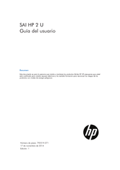 HP SAI HP R/T3000 G4 INTL Guia Del Usuario