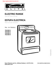 KENMORE ELITE 790.99012 Manual Del Usuario