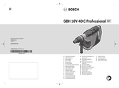 Bosch GBH 18V-40 C Professional Manual Original