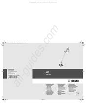 Bosch ART 23 SL Manual Original