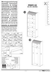 FMD Furniture PROFI 22 292-022 Instrucciones De Montaje