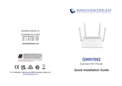 Grandstream Networks GWN7052 Guía De Instalación Rápida