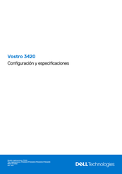 Dell Vostro 3420 Configuración Y Especificaciones