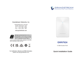 Grandstream Networks GWN7624 Guía De Instalación Rápida