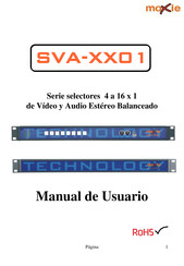 Moxie SVA-01 Serie Manual De Usuario