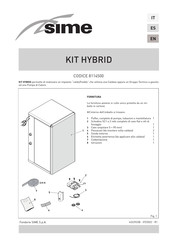 Sime KIT HYBRID Manual De Instrucciones