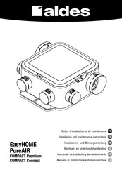 aldes EasyHOME PureAIR COMPACT Connect Instrucción De Instalación Y De Mantenimiento