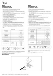 SLV 1006348 Instrucciones De Servicio