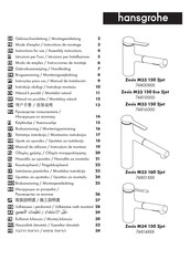 Hansgrohe Zesis M33 150 Eco 2jet 74810000 Modo De Empleo/Instrucciones De Montaje