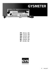 GYS METER Manual De Instrucciones