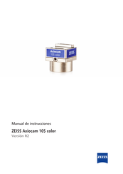 Zeiss Axiocam 105 color Manual De Instrucciones