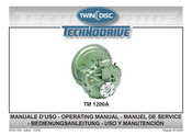 Twin Disc TECHNODRIVE TM 1200A Uso Y Manutención