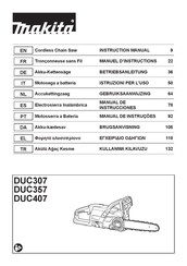 Makita DUC307 Manual De Instrucciones