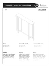 Southern Enterprises CM929900TX Instrucciones De Montaje