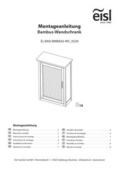 eisl EL-BAD-BMBA02-WS 0520 Instrucciones De Montaje