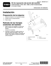 Toro Greensmaster e1021 Instrucciones De Instalación