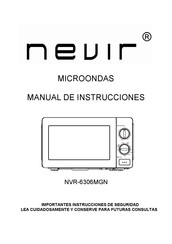 Nevir NVR-6306MGN Manual De Instrucciones