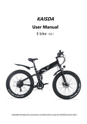 KAISDA K3 Manual De Instrucciones