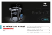 Ender 3D 7 Serie Manual De Usuario