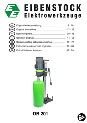 EIBENSTOCK DB 201 Instrucciones De Servicio