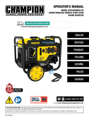 Champion Global Power Equipment CPG4000DHY-EU Manual Del Operador