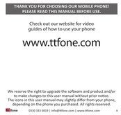 ttfone TT970 Manual De Instrucciones