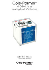 Cole-Parmer essentials HBC-300 Serie Manual De Instrucciones