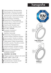 Hansgrohe AddStoris 41790 Serie Modo De Empleo/Instrucciones De Montaje