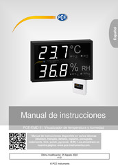 PCE Instruments PCE-EMD 5 Manual De Instrucciones