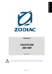 Zodiac YACHTLINE 360 Manual De Instrucciones