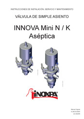 iNOXPA INNOVA Mini K Instrucciones De Instalación, Servicio Y Mantenimiento