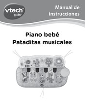 VTech baby Piano bebe Pataditas musicales Manual De Instrucciones