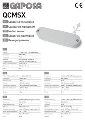 GAPOSA QCMSX Manual De Instrucciones