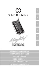 Vapormed Mighty+ MEDIC Modo De Empleo