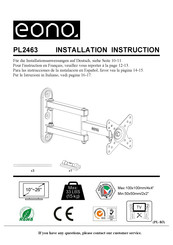 Eono PL2463 Instrucciones De La Instalación