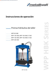 Metallkraft 4013200 Instrucciones De Operación